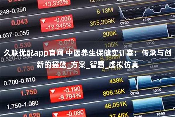 久联优配app官网 中医养生保健实训室：传承与创新的摇篮_方案_智慧_虚拟仿真