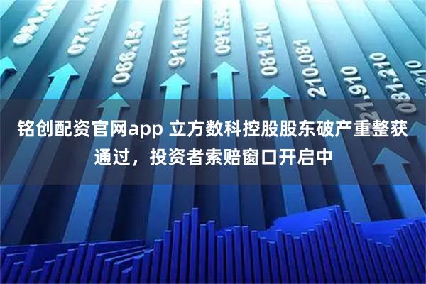 铭创配资官网app 立方数科控股股东破产重整获通过，投资者索赔窗口开启中