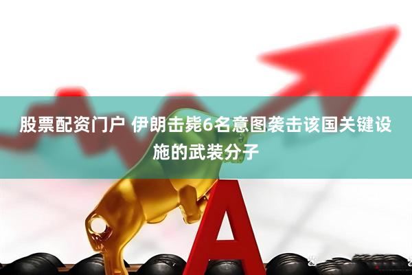 股票配资门户 伊朗击毙6名意图袭击该国关键设施的武装分子